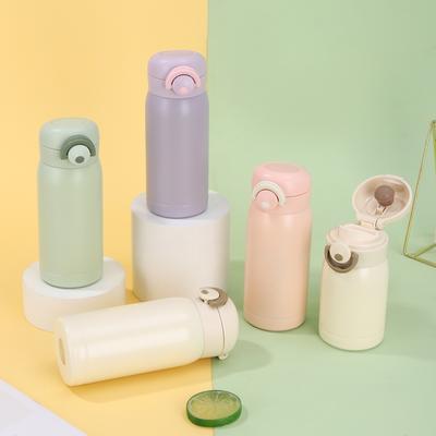 350ml 304 Nerezová ocel Mini Termoska Přenosný Hrnček na kávu Vakuová termoska Izolovaná Láhev na horkou vodu Dětský dárek