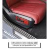 Metyoucar For BMW X3 G45 2025-2026 Soft Carbon Fiber Car Front Seat Adjustment Switch Panel Cover Trim Sticker Car Accessories