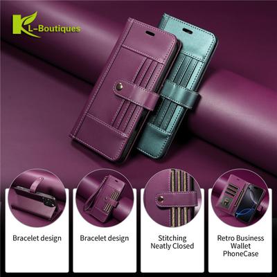 Clamshell Leather Wallet Case For Samsung Galaxy A55 A35 A25 A15 A14 4G A04 A05s A34 A54 5G Flip Cover Phone Cases All-inclusive