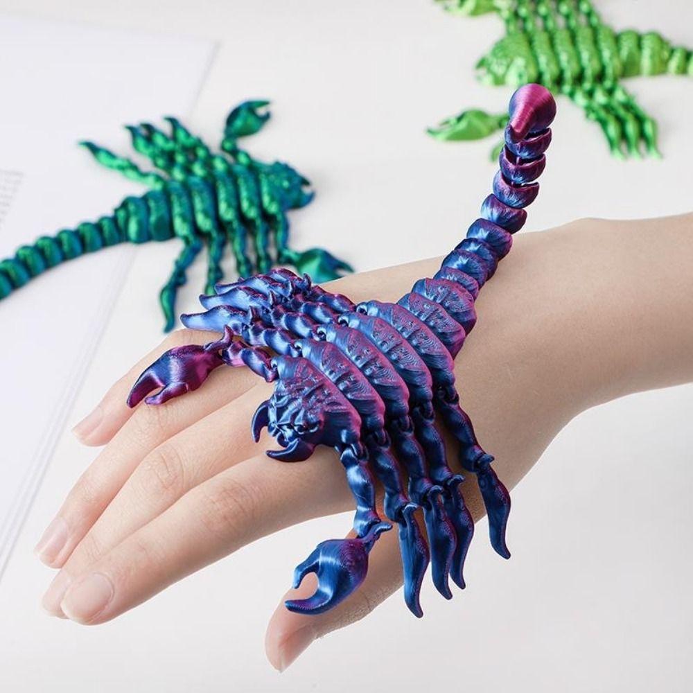 Articulated 3D Printed Scorpion Realistic Decorative Scorpion Figures  Landscaping Decoration