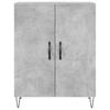 Highboard Concrete Grey 69.5 x 34 x 180 cm Particleboard