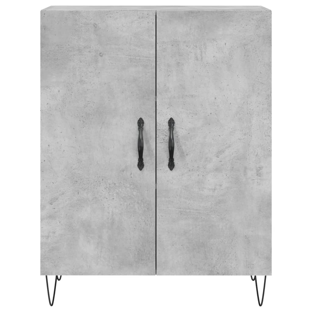 Highboard Concrete Grey 69.5 x 34 x 180 cm Particleboard
