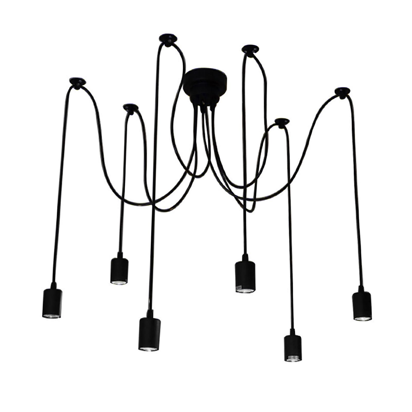 

Ликсада 6 Рук(каждый с проводом 1,7 м.) Антикварная классическая регулируемая потолочная лампа-паук своими руками E27