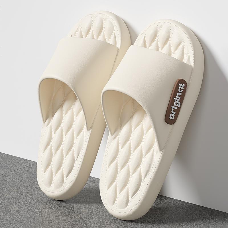 QYCKABY Men's Flip-flops Summer Slippers Printing Sandals Trend Anti Slip Shoes EVA Slippers Fashion Male Massage Beach Footwear