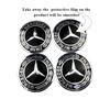 WVQ5   75mm Car Decals Wheel Hub Sticker for Mercedes Benz W176 W166 W163 W203 W204 W205 W210 W212 W221 Auto Rim Center Logo Decoration