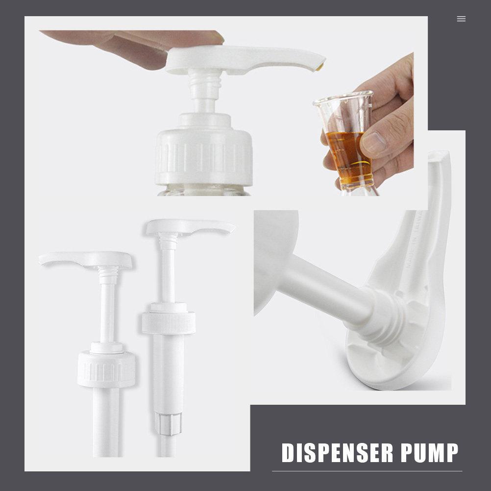3Pcs Universal Dispensing Pumps Bottle Replacement Syrup Pump Dispenser for Shampoo Soap Conditioner Gallon Bottle Pump