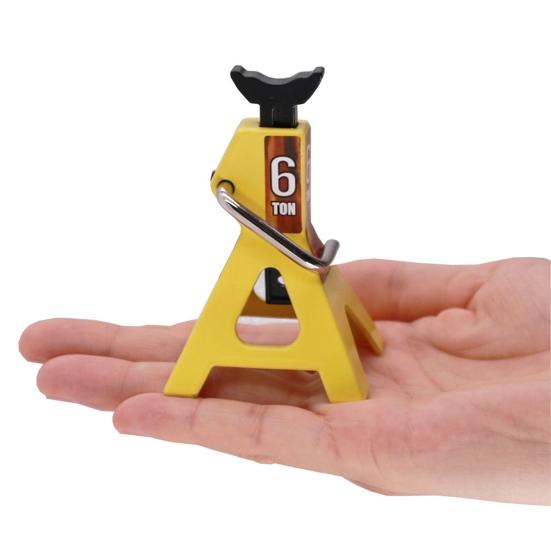 Car Toy Metal 6 Ton Scale Jack Stand Decoration for 1/10 RC Crawler Truck SCX10