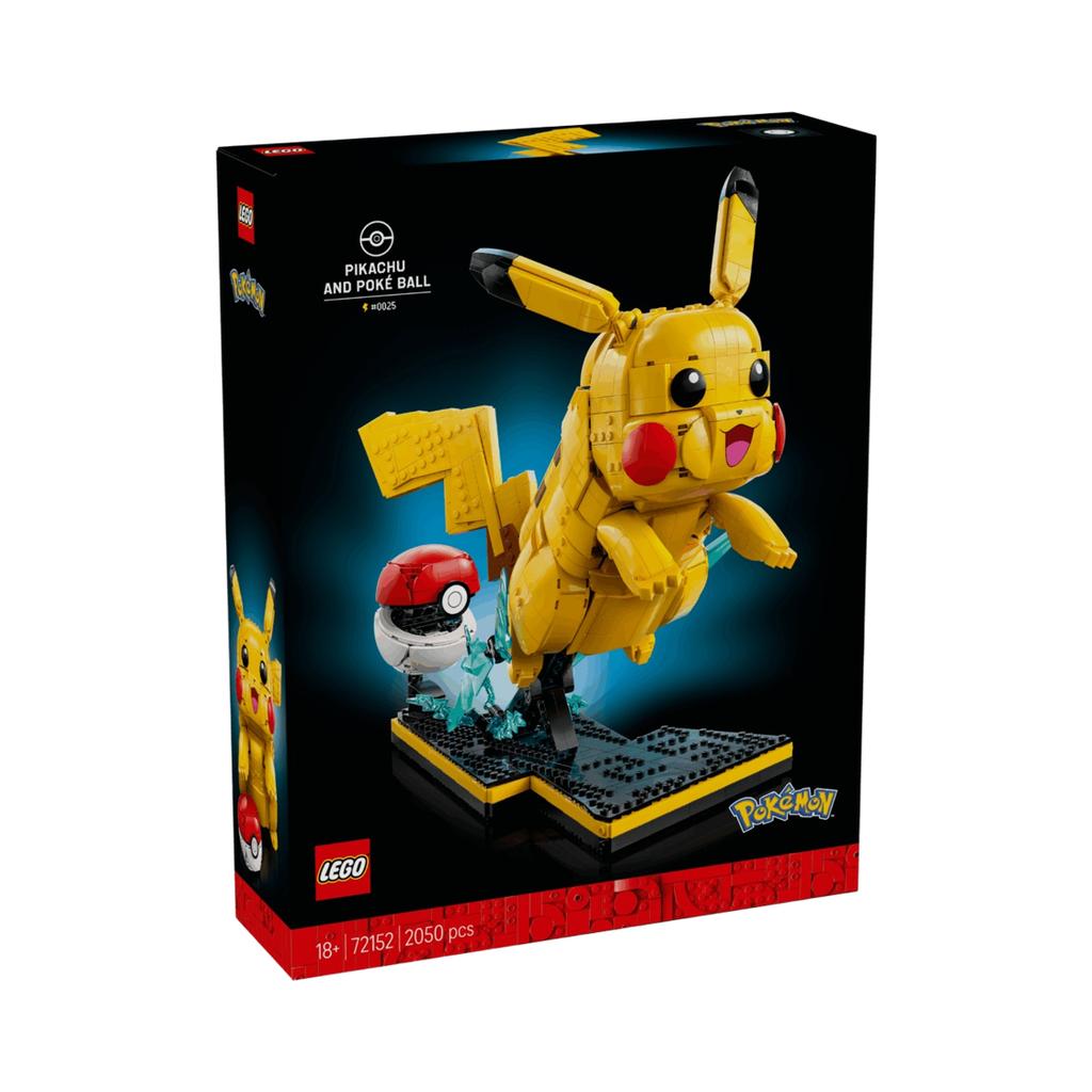 Lego Pokemon Pikachu and Poke Ball