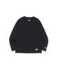 New Era Kids with Paisley Back Size 140 LS CT TEE PAISLEY Long-Sleeve T-Shirt Print, Black, (YTH BLK)