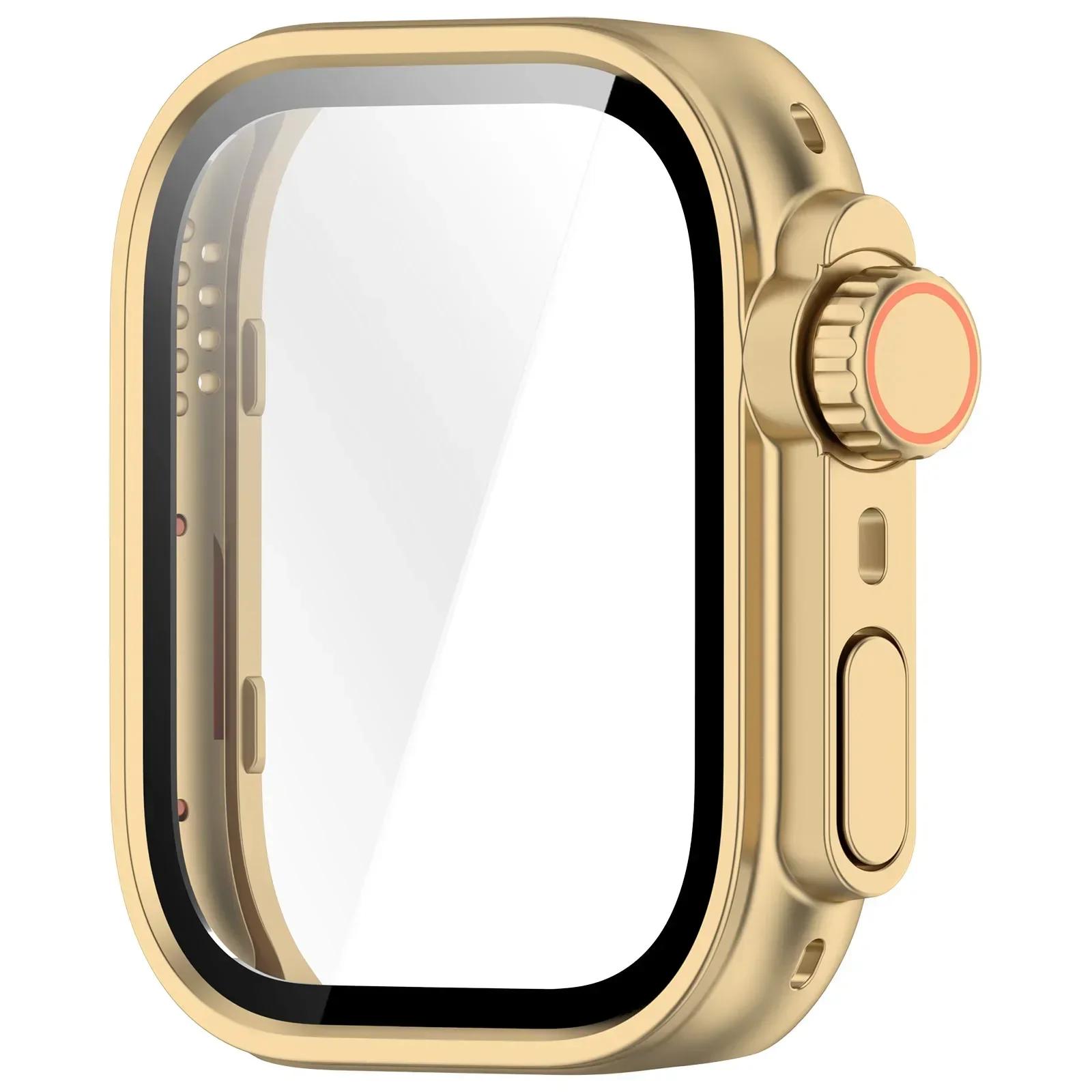

Переключитесь на Ultra Case для Huawei Watch Fit 3 4 4Pro Защитные стекла Чехлы Защита экрана для Huawei Fit4 4pro Обновите до Ultra 2 For Huawei Fit 4 Pro золотой