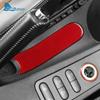 Real Soft Carbon Fiber Sticker For Seat Leon 1M MK1 2005 2006 2007 2008 2009 2010 2011 2012 Car Handbrake Panel Trim Accessories