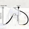 Upgrades Steel Suction Hose/Reflux Line Airless Sprayer Suction/Return Hose Simple To Use for Airless Paint Sprayers