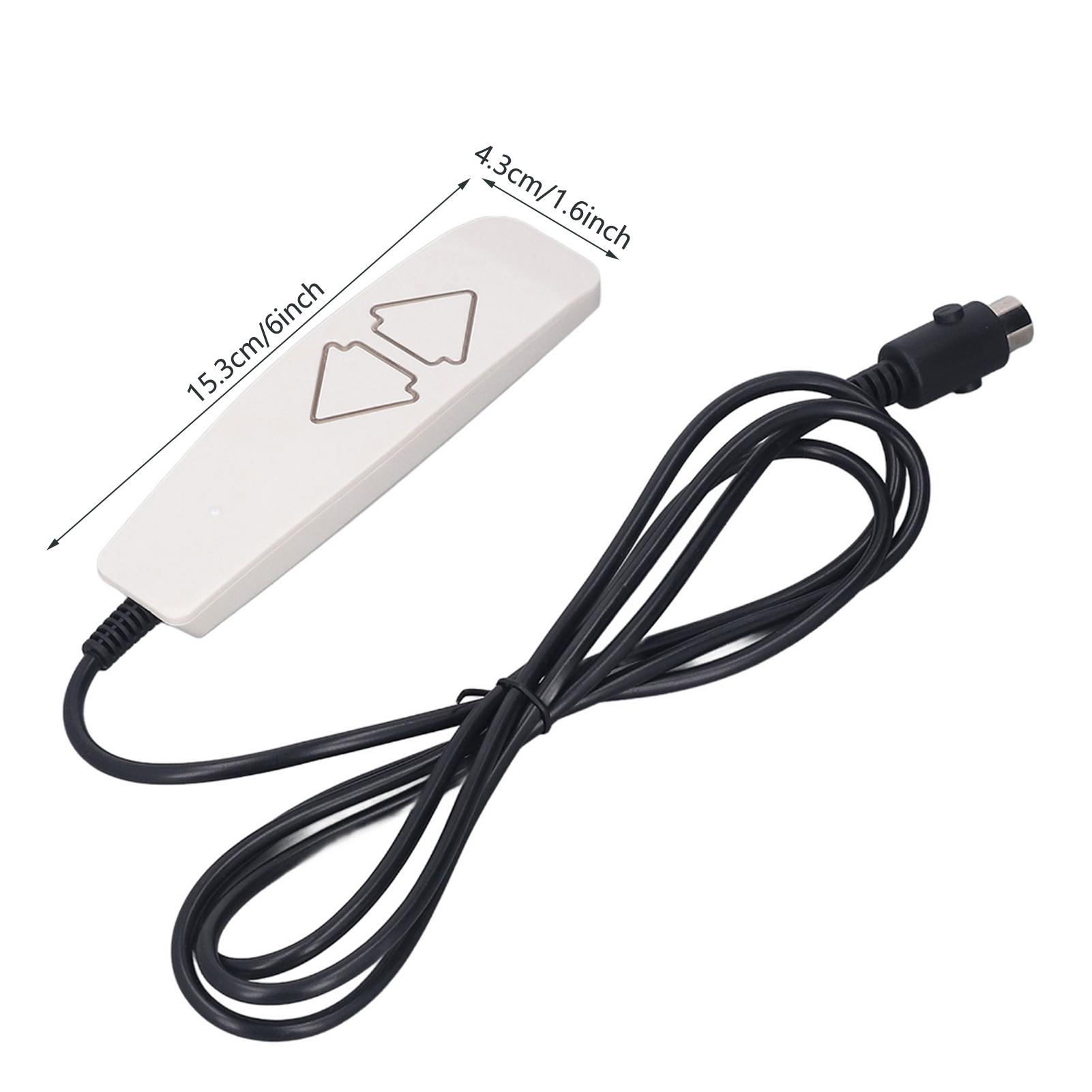 

Lift Chairs Remote Universal 2 Push Button 5 Pin Lift Chairs Hand Control for Lift Chair Power Recliner белый