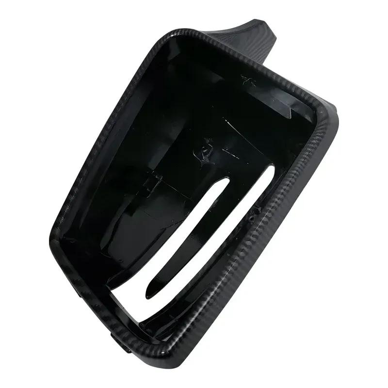 For Mercedes Benz W176 W246 W212 W204 C117 X156 X204 W221 A B C E S CLA GLA GLK Class Carbon Fiber Car Rearview Mirror Cover Cap