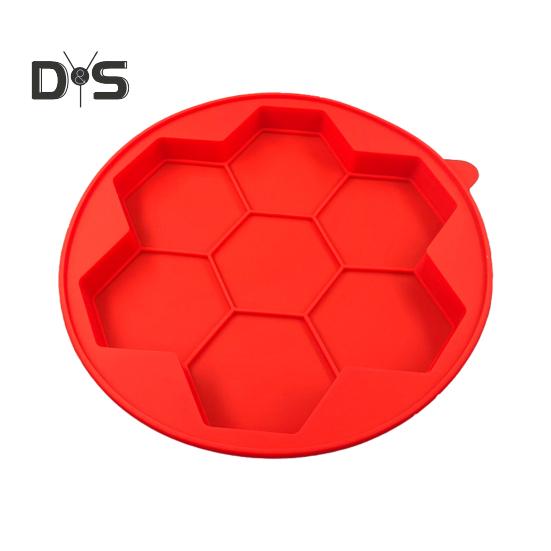 1/2 stk Silikon Hamburger Patty Maker Fryserbeholder non-stick burgerpresseform for pølsebiff sekskantet form BPA-fri grilltilbehør for