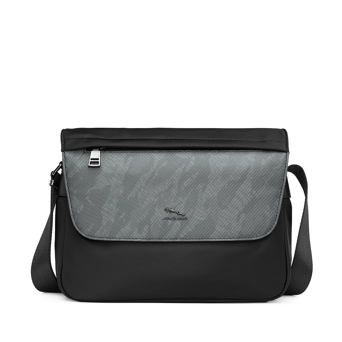 

Новая тканевая сумка кроссбоди JAGUAR, сумка через плечо, обычная, мужская, черная JX1T1220373101 27.9*9.9*22.1CM