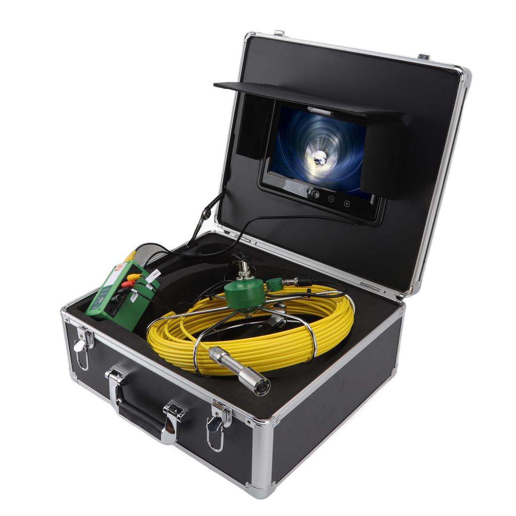 9in WIFI Wireless Industrial Endoscope Pipe Inspection Camera for Sewer Blocking Detection Phone