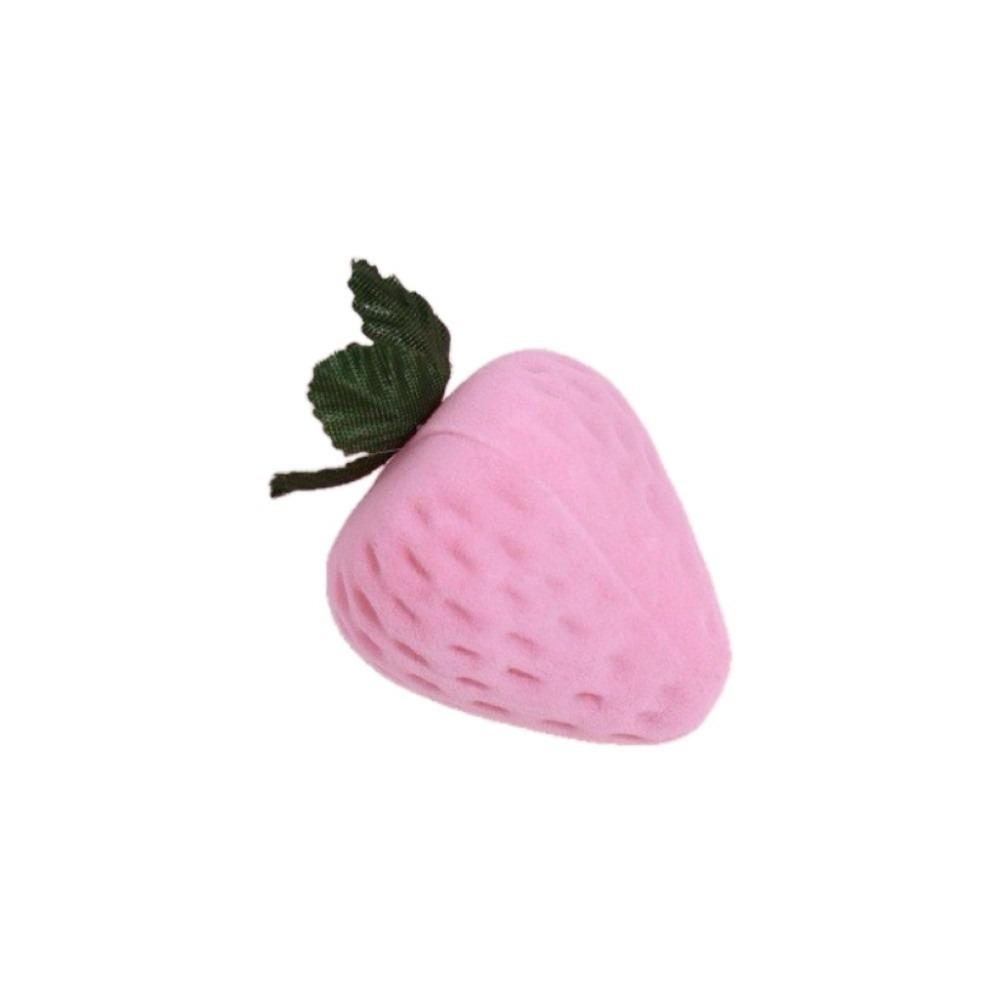 Grape Fruit Ring Box Pineapple Flocked Jewelry Box Mini Cherry Necklace Organizer  Couples