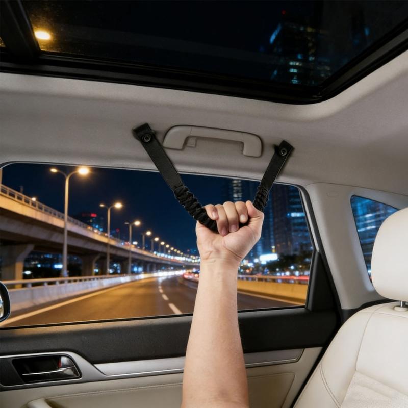 4 Pieces Resilient Nylon Vehicle Seat Handles Perfect For Outdoor Activities And Daily Commutes