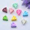 Colorful Resin Triangle Cheesecake Keychain Charm