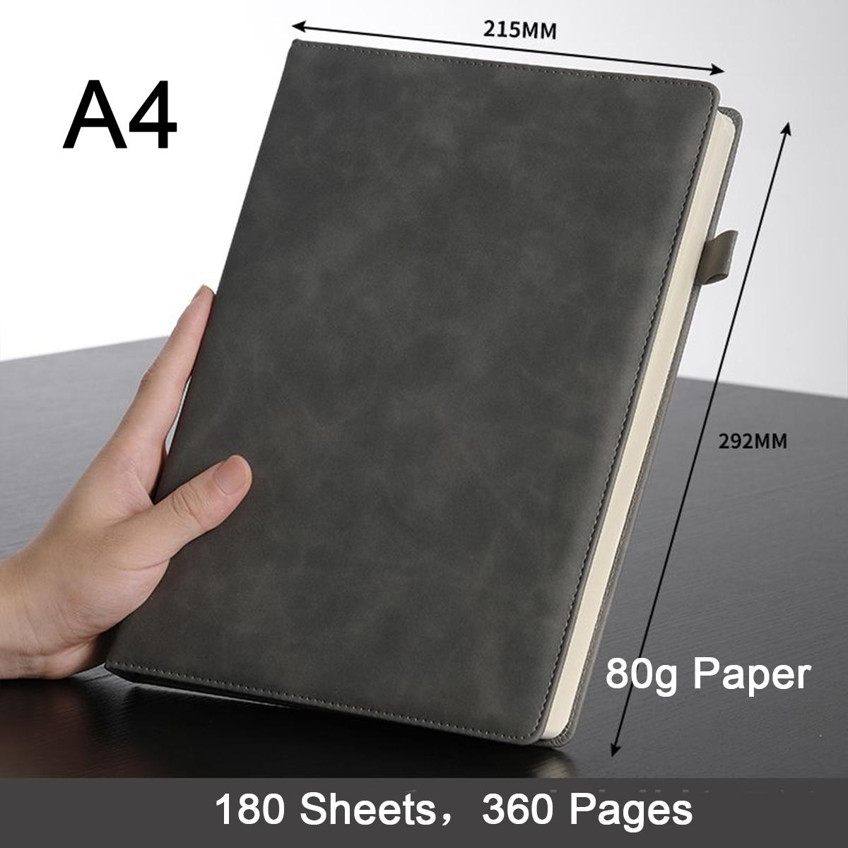 

Большой кожаный блокнот формата А4/А5, линованные страницы, книга для записи деловых встреч, студенческий дневник, предметная тетрадь, 200 листов, 400 страниц A4