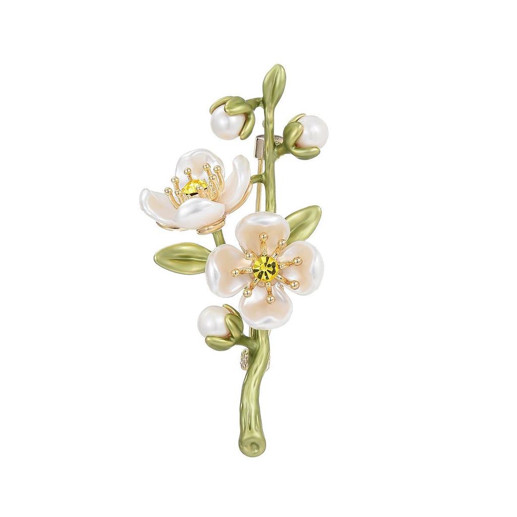 Senior Brooches Flower Leaf Brooch Pins for Women Suit Pendant  Fashion Brooches Jewelry