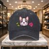French Bulldog Baseball Cap Adjustable Duck Bill Hat for Outdoor Sports Casual Wear