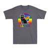 Gay Pride Month Ally Cat Funny LGBTQ Rainbow Black Cat Gay Proud Unisex TShirt