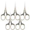 1-5Pcs Stainless Steel Vintage Scissors Sewing Fabric Cutter Embroidery Tailor Thread Scissor Tools for Sewing Shears Small