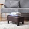 IBUYKE Ottoman Small Stool with Suitable for Living and Stool, Footstool, Rectangular, Under-Desk Legs, Low, Non-Slip, Square, Rooms, Entryways,