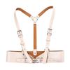 Punk Vintage Body Bondage Korsett Bandage Hohe Taille Elastischer Taillenriemen Hosenträger Gürtel PU Leder Bauchbinde Breiter Bund