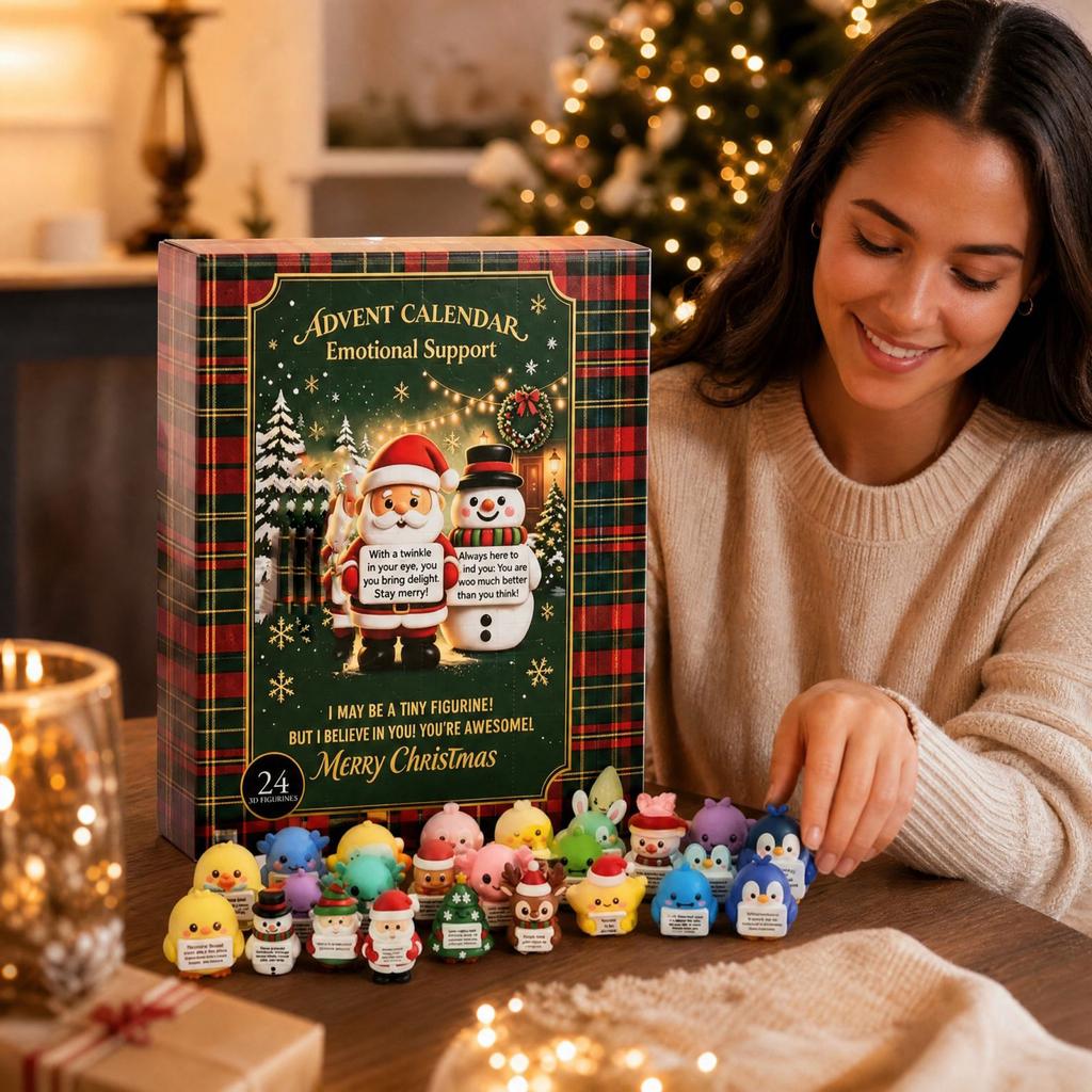 Weihnachts-Adventskalender 3D mit Überraschungstagen für Kinder