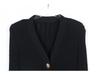 Women's French V-Neck Knit Cardigan with Waist-Cinching Design and Hollow Long Sleeves