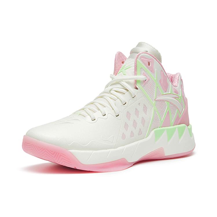 New ANTA Klay Thompson 1 Pro 'White Pink Green' 112241117-1