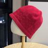 Korean Style Ins Wool Pullover Knitted Hat for Women Niche Hollow Hat Baotou Hat Casual Versatile Warm and Cold Hat Trendy