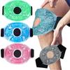 Reusable Soft Gel Ice Compress Strap Cold Washable Soft Gel Bead Sports Ice Compress Adjustable Strap Double-sided Available