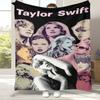 Famous T-Taylor Singer Singer Flannel Blanket,Ultra Soft Warm Plush Throw for Home Bedroom Bed Sofa Cover Office Camping Picnic