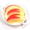 Food sample keychain Bunny apple that looks like it could be eaten 159OK -