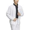 Adidas SS23 Solid Color Zip-Up Fitness Top Men Tops White HS9995