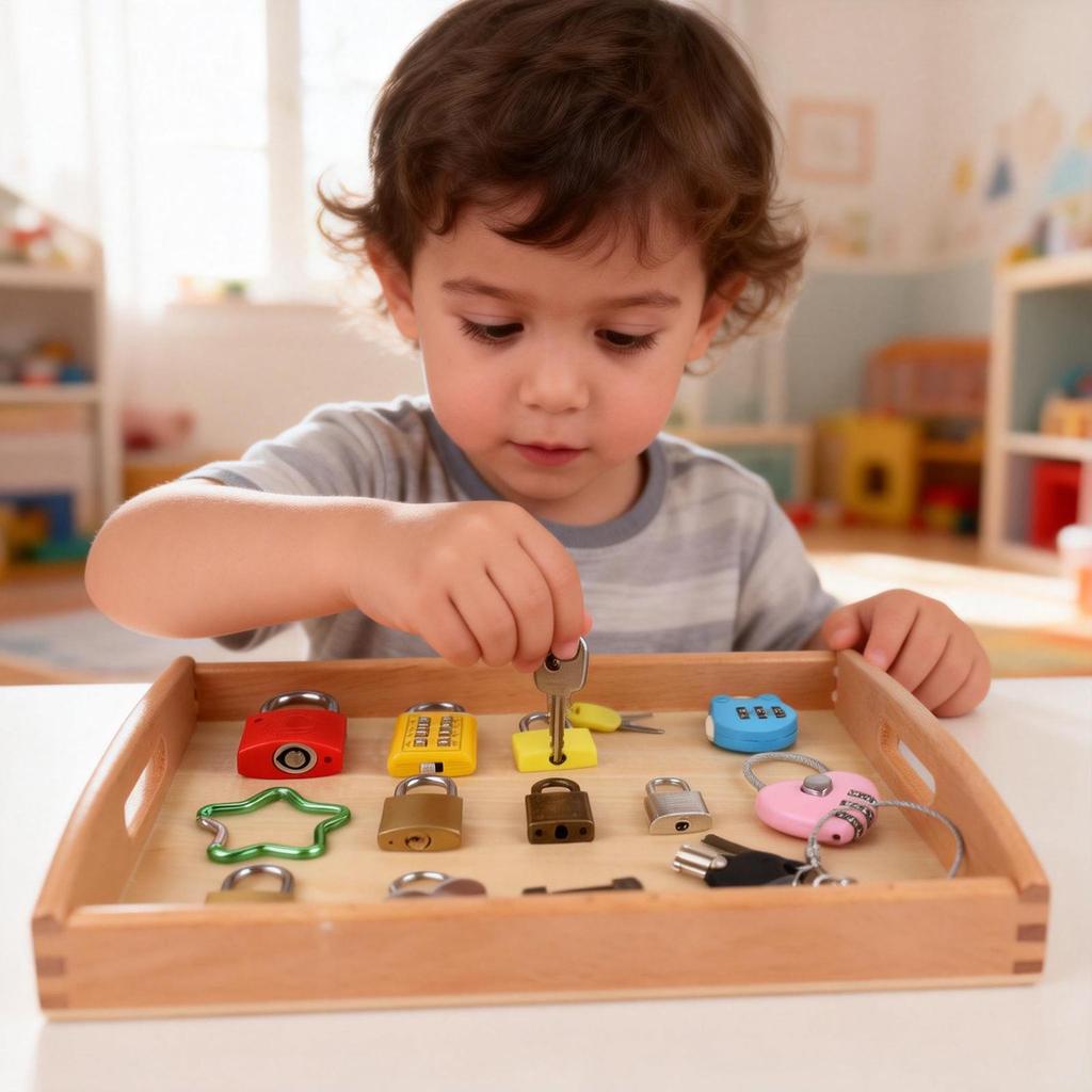 Multibuckle Montessori Toy: Early Learning & Sensory Skills for Kids
