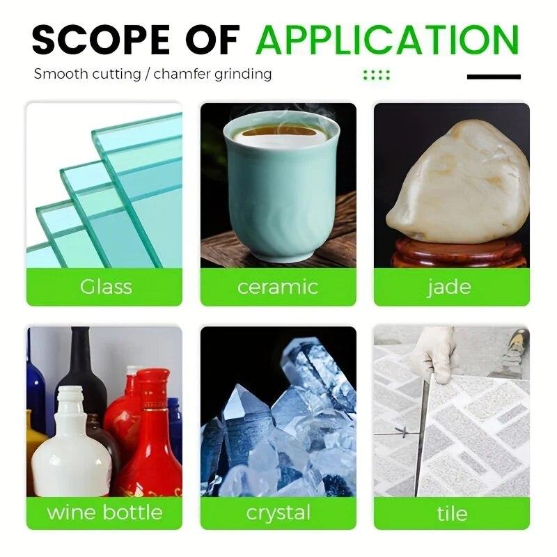 Diamant-Ultradünne grüne Lötklinge, Schneidklinge, Keramik, Jade, Glas, Fliesen, Weinflasche, Schleif- und Schneidsägeblatt, Werkzeug
