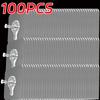 50-10PCS Self-adhesive Wall Hooks For Photo Frame Clock Strong Adhesive Transparent Nails Wall Hook Hangers Hanging Nail Holders