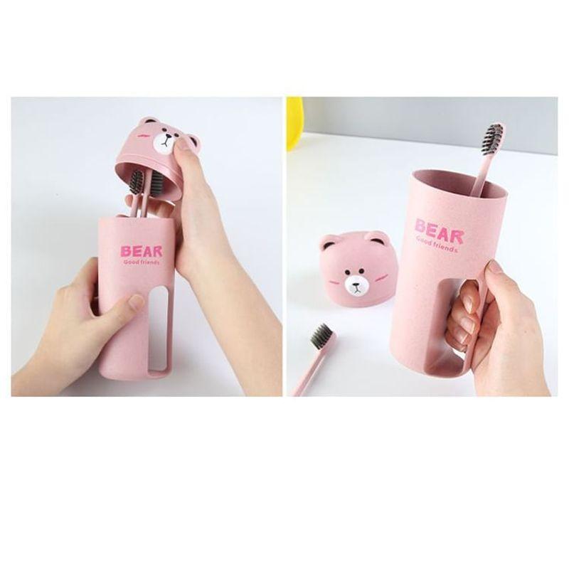 Chimi Chimi - Animal Travel Toothbrush Set