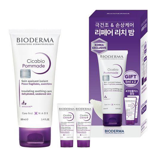 Bioderma Cicabio Pomade 100ml Aktion (+Cicabio Creme + 2 5ml Packungen)