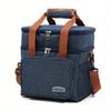Double Layer Insulated Lunch Bag Large Capacity Ice Pack for Outdoor Camping Picnic and Food Storage