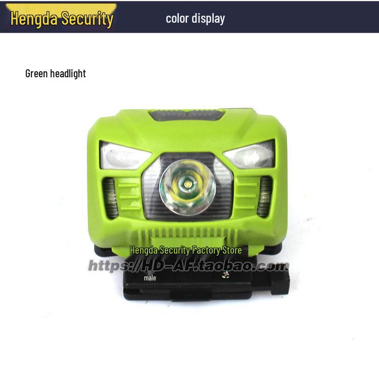 M88 Waterproof USB Rechargeable Headlamp with Mickey Bracket and Hand-Wave Induction Signal Light