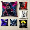 Anime DDeath NNote RRyuk Shinigami Square DoubleSided Printed Pillow Case Bedroom Bedside Pillow Sofa Cushion Cover
