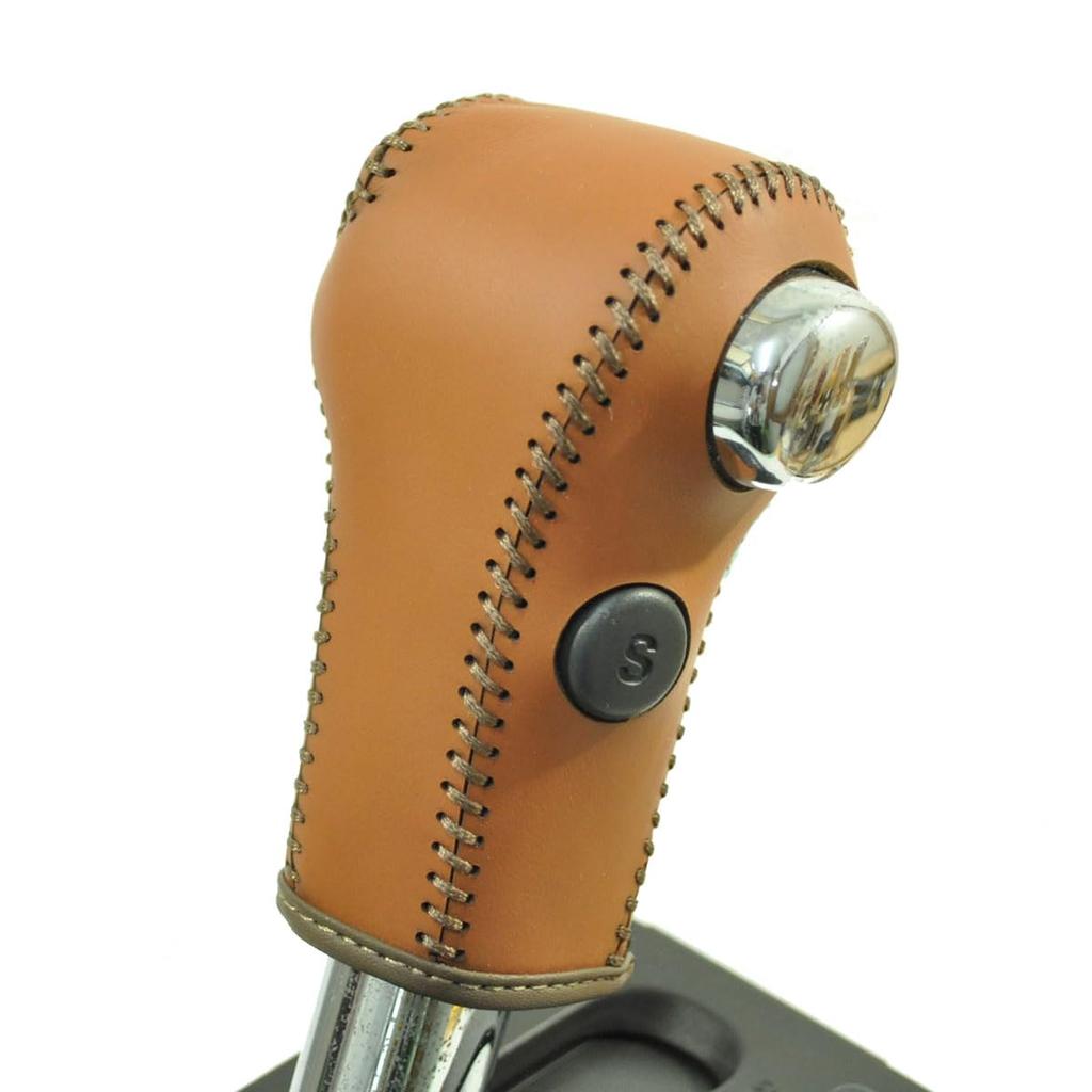 Tricolore Genuine Leather Shift Knob Cover X Cafe for Mazda AZ Wagon with Urethane Shift This Leather Replacement Kit Protects the Interior and
