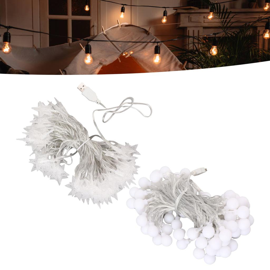 String Lights Warm Ambient Lights LED Fairy String Lights Decoration for Outdoor Camping Tent Canopy