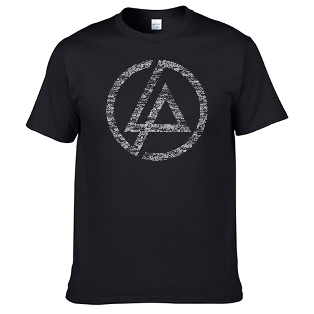 2026 Hot New Linkin Park Band Printed Graphic T-shirt Men's Short Sleeve T-shirt High Quality Women's Clothing Street Wear Casual Loose Tee Top